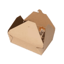Uncoated/BPI Certified Paper Take-Out Boxes